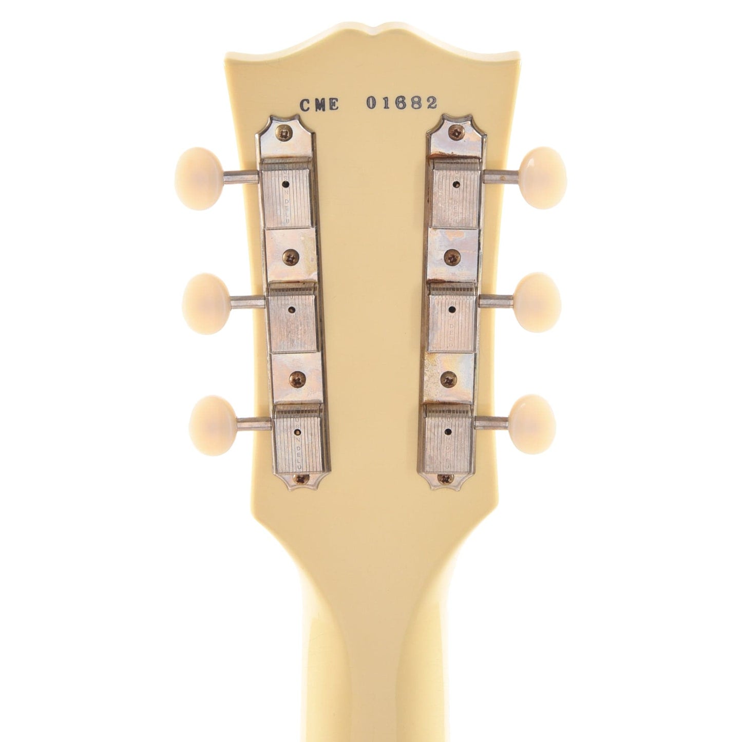 Gibson Custom Shop Murphy Lab 1961 Les Paul/SG Junior "CME Spec" Heavy Antique Polaris White Ultra Light Aged w/Short Vibrola Electric Guitars / Solid Body