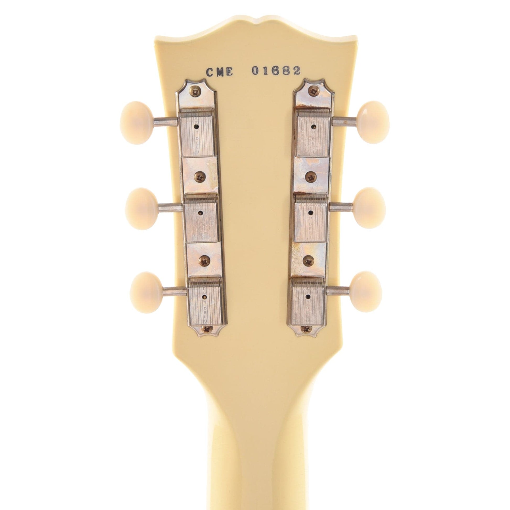 Gibson Custom Shop Murphy Lab 1961 Les Paul/SG Junior "CME Spec" Heavy Antique Polaris White Ultra Light Aged w/Short Vibrola Electric Guitars / Solid Body