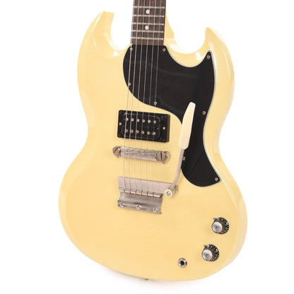 Gibson Custom Shop Murphy Lab 1961 Les Paul/SG Junior "CME Spec" Heavy Antique Polaris White Ultra Light Aged w/Short Vibrola Electric Guitars / Solid Body