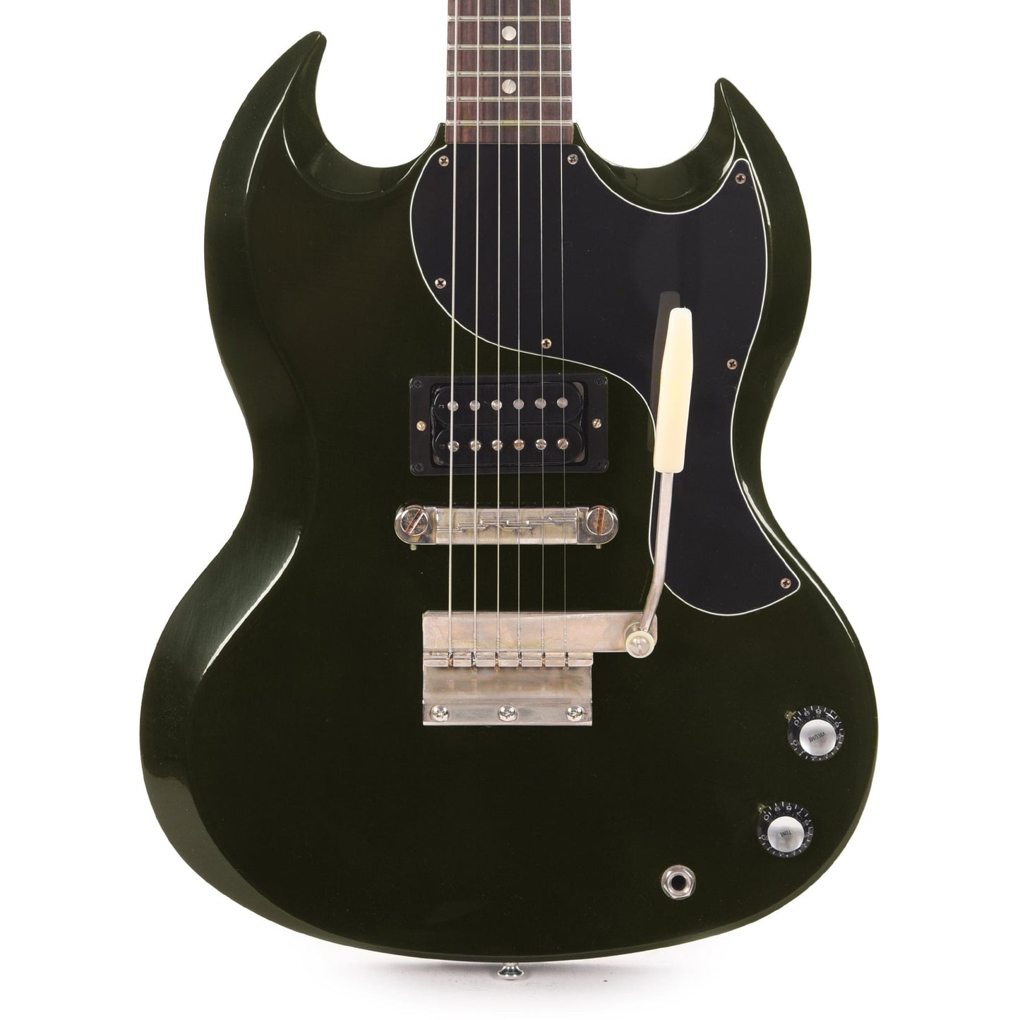 Gibson Custom Shop Murphy Lab 1961 Les Paul/SG Junior "CME Spec" Heavy Antique Sage Green Ultra Light Aged w/Short Vibrola Electric Guitars / Solid Body