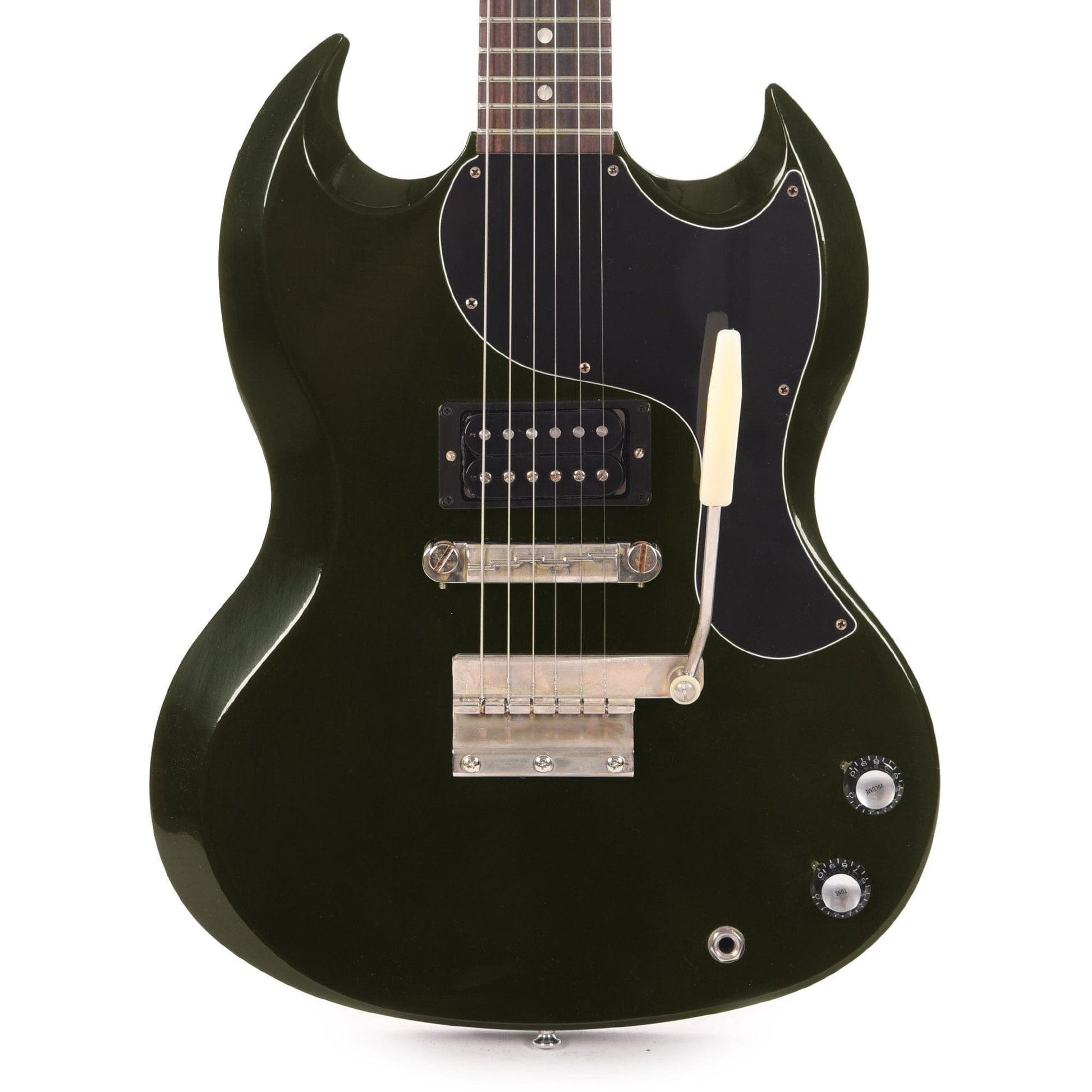 Gibson Custom Shop Murphy Lab 1961 Les Paul/SG Junior "CME Spec" Heavy Antique Sage Green Ultra Light Aged w/Short Vibrola Electric Guitars / Solid Body