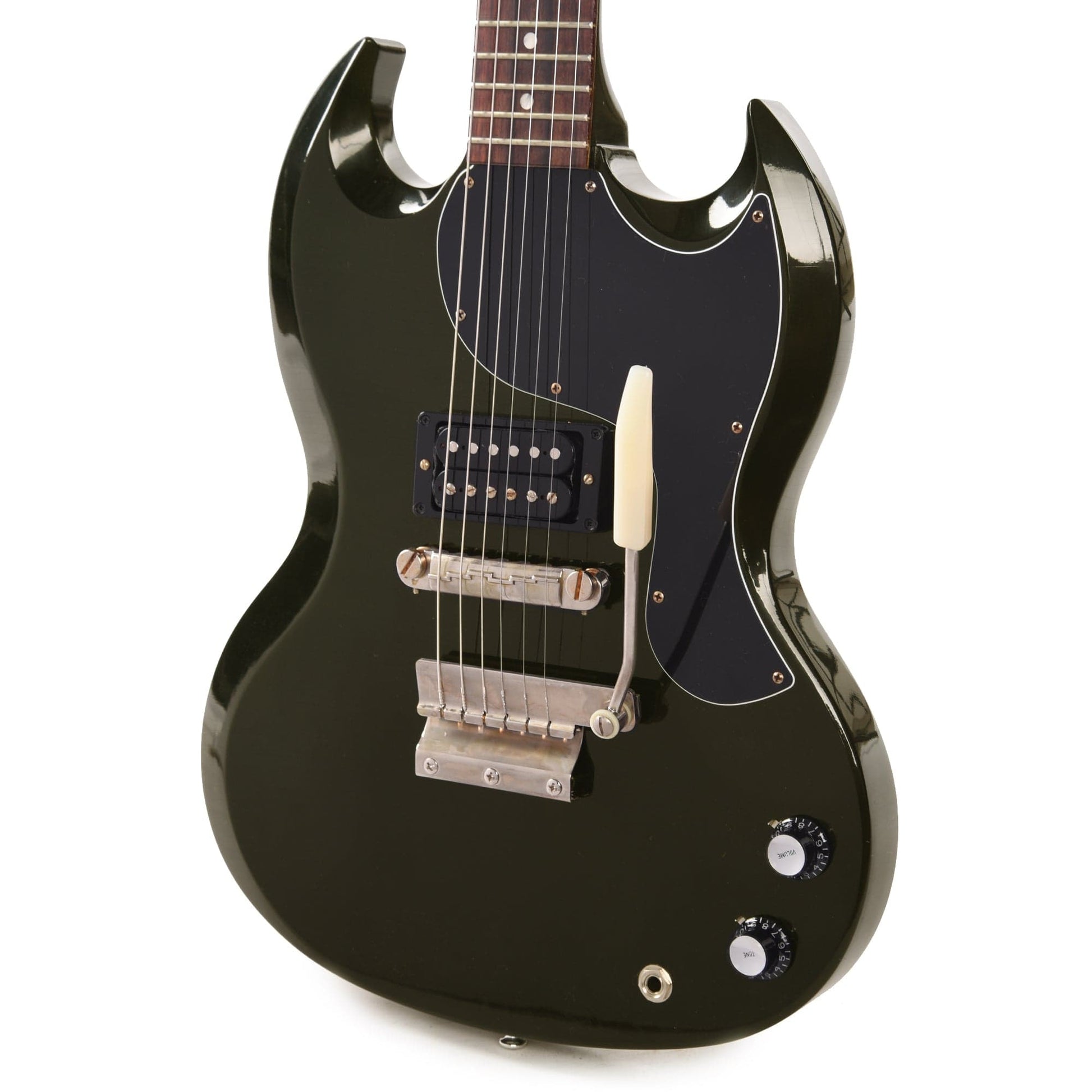 Gibson Custom Shop Murphy Lab 1961 Les Paul/SG Junior "CME Spec" Heavy Antique Sage Green Ultra Light Aged w/Short Vibrola Electric Guitars / Solid Body