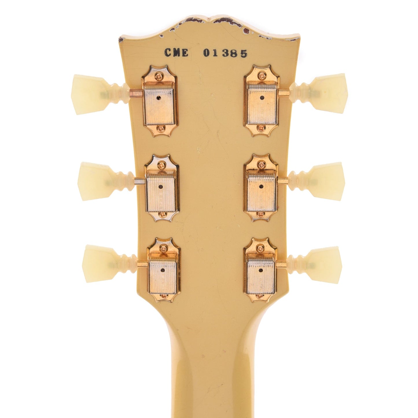 Gibson Custom Shop Murphy Lab 1961 Les Paul/SG Standard "CME Spec" Antique Polaris White Heavy Aged w/Maestro Vibrola Electric Guitars / Solid Body