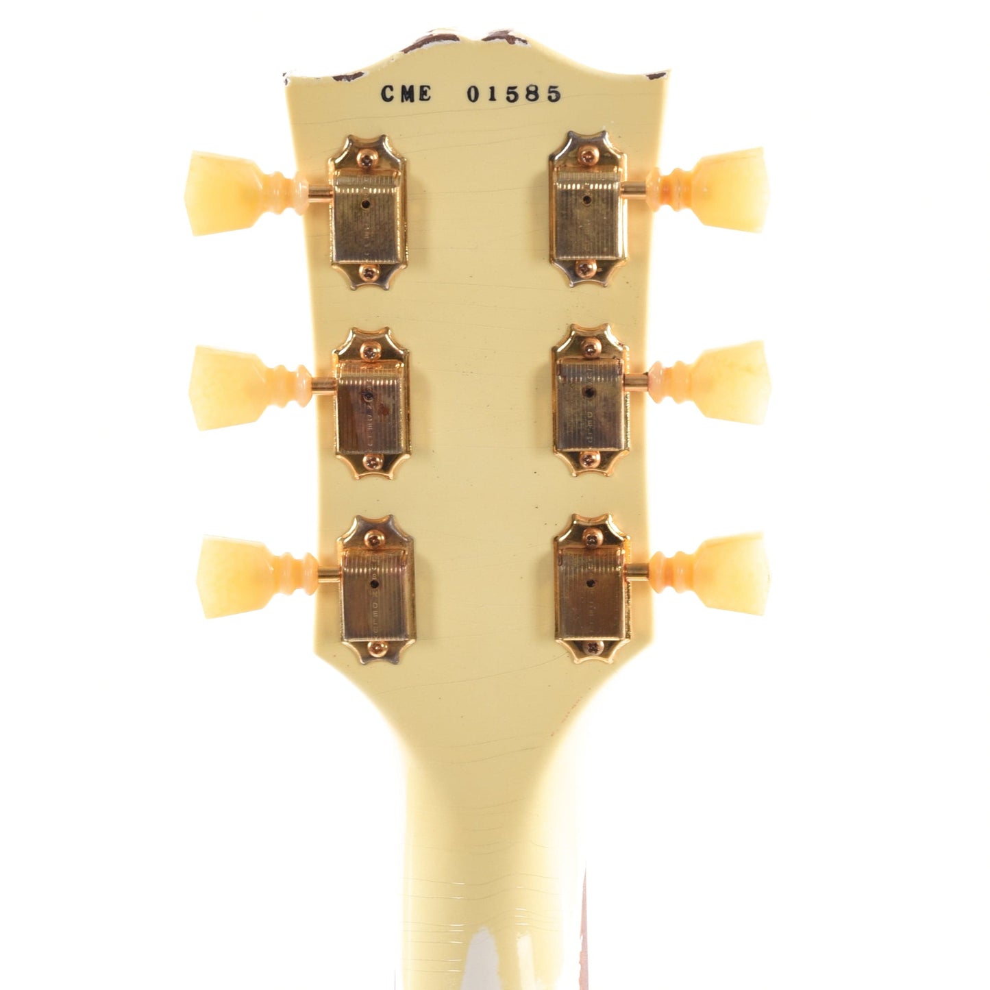 Gibson Custom Shop Murphy Lab 1961 Les Paul/SG Standard "CME Spec" Antique Polaris White Heavy Aged w/Maestro Vibrola Electric Guitars / Solid Body