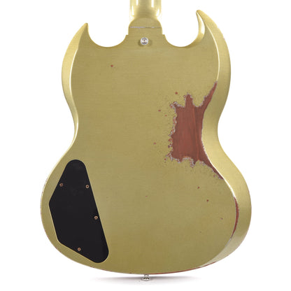 Gibson Custom Shop Murphy Lab 1961 Les Paul SG Standard "CME Spec" Heavy Aged Heavy Antique Silver Mist Poly w/Stop Bar Electric Guitars / Solid Body