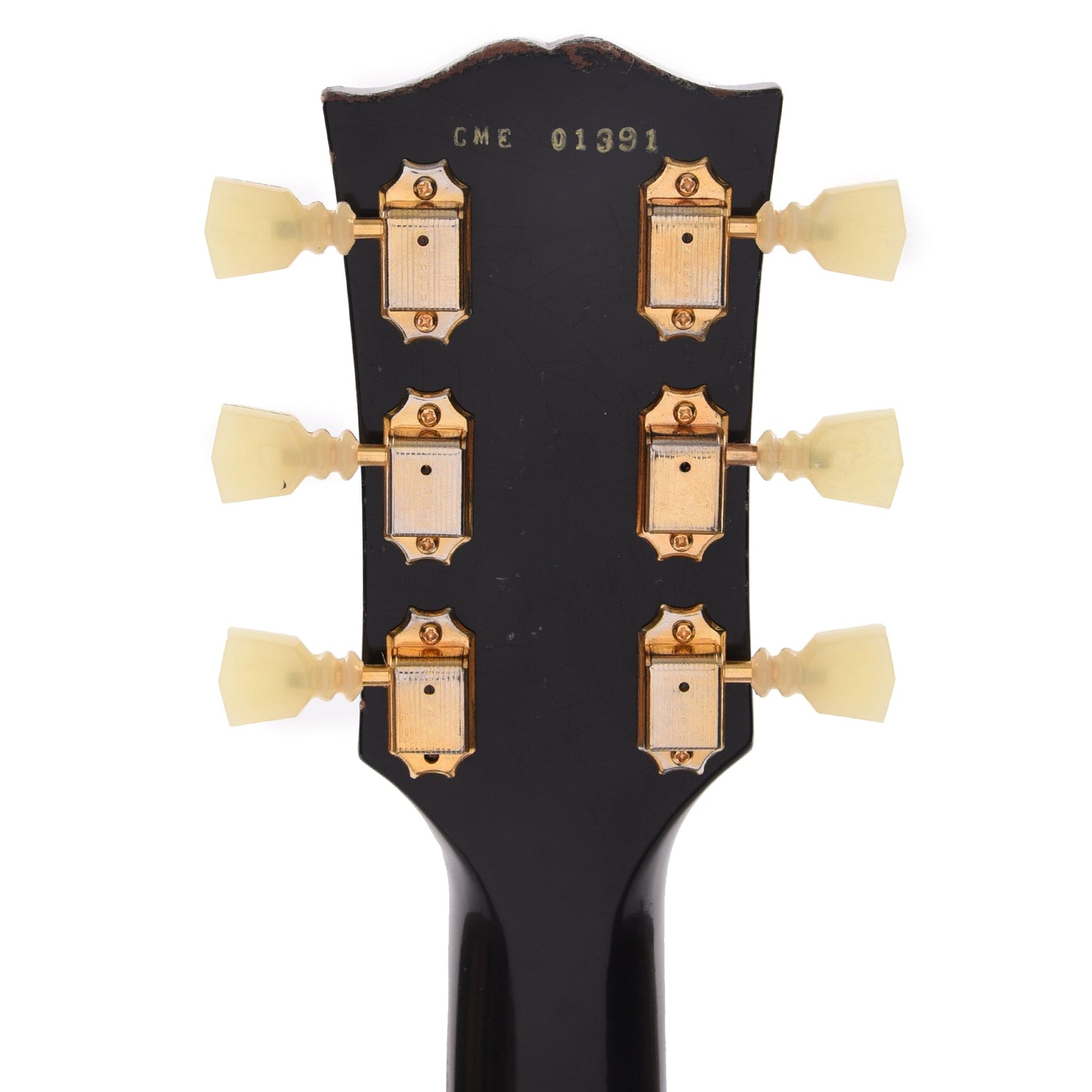 Gibson Custom Shop Murphy Lab 1961 Les Paul/SG Standard "CME Spec" Heavy Antique Ebony Heavy Aged w/Maestro Vibrola Electric Guitars / Solid Body