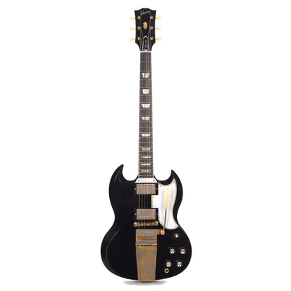 Gibson Custom Shop Murphy Lab 1961 Les Paul/SG Standard "CME Spec" Heavy Antique Ebony Heavy Aged w/Maestro Vibrola Electric Guitars / Solid Body