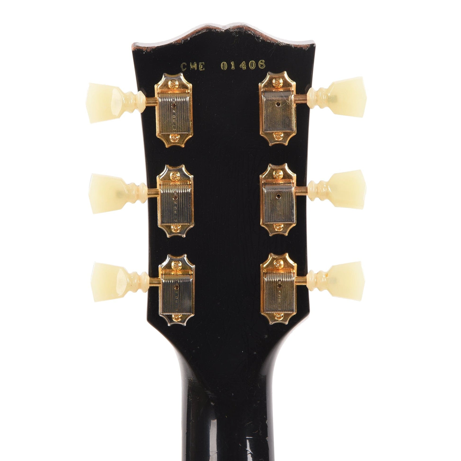 Gibson Custom Shop Murphy Lab 1961 Les Paul/SG Standard "CME Spec" Heavy Antique Ebony Heavy Aged w/Maestro Vibrola Electric Guitars / Solid Body