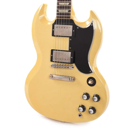 Gibson Custom Shop Murphy Lab 1961 Les Paul SG Standard "CME Spec" Light Aged Antique Polaris White w/Stop Bar & Grovers Electric Guitars / Solid Body