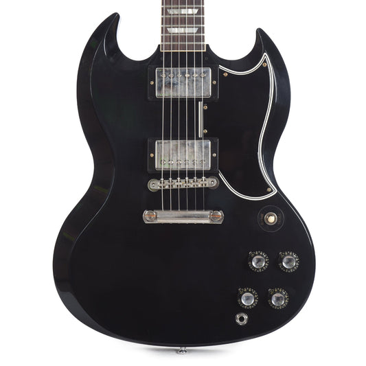 Gibson Custom Shop Murphy Lab 1961 Les Paul SG Standard "CME Spec" Ultra Light Aged Antique Ebony w/Stop Bar & Grovers Electric Guitars / Solid Body