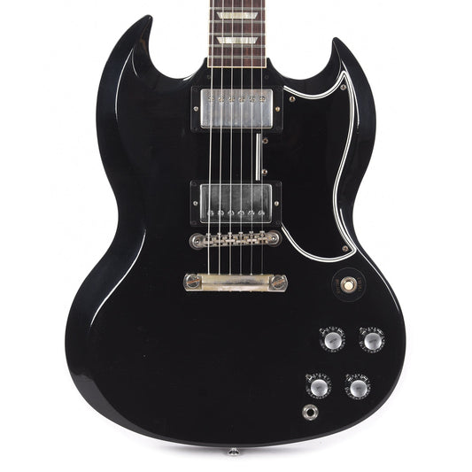 Gibson Custom Shop Murphy Lab 1961 Les Paul SG Standard "CME Spec" Ultra Light Aged Antique Ebony w/Stop Bar Electric Guitars / Solid Body