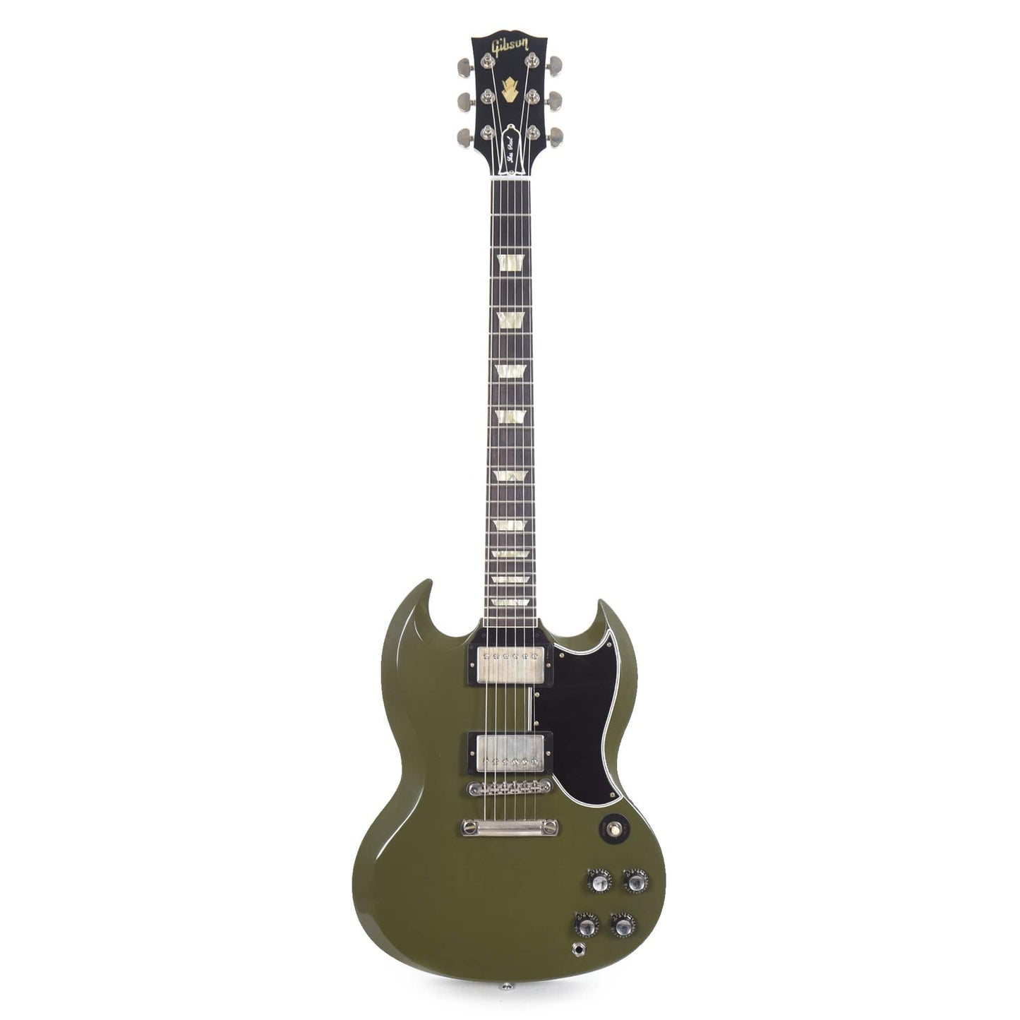 Gibson Custom Shop Murphy Lab 1961 Les Paul SG Standard "CME Spec" Ultra Light Aged Antique Olive Drab w/Stop Bar & Grovers Electric Guitars / Solid Body