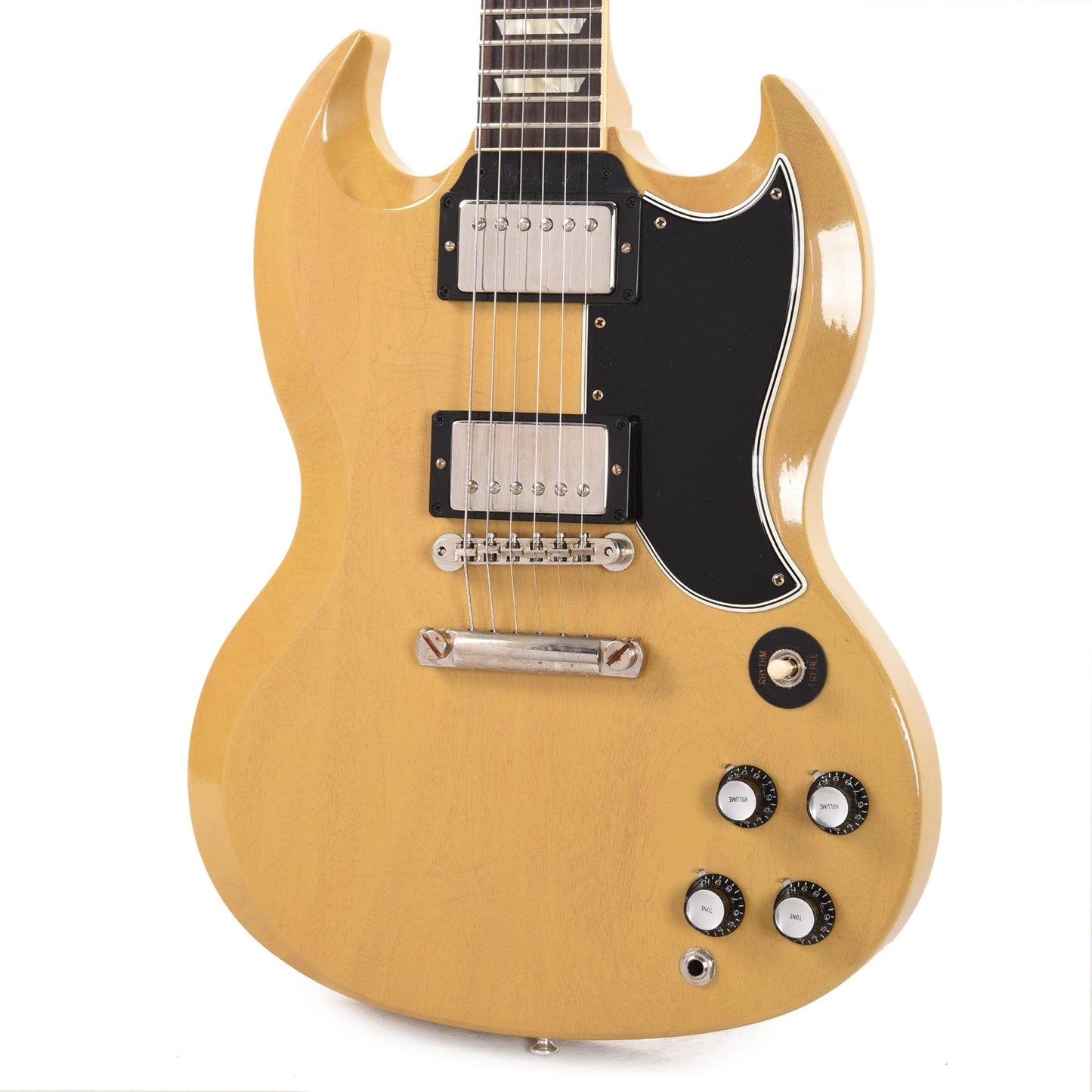 Gibson Custom Shop Murphy Lab 1961 Les Paul SG Standard "CME Spec" Ultra Light Aged Antique TV Yellow w/Stop Bar & Grovers Electric Guitars / Solid Body