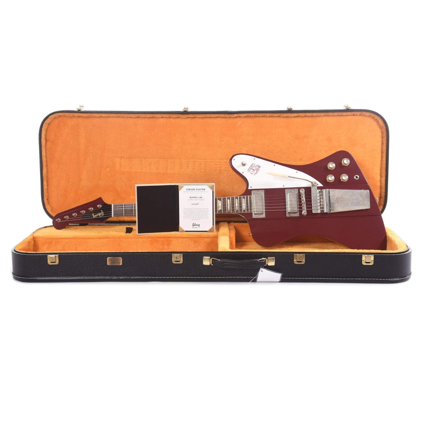 Gibson Custom Shop Murphy Lab 1963 Firebird V Ember Red Ultra Light Aged w/Maestro Vibrola Electric Guitars / Solid Body