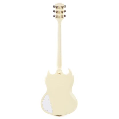 Gibson Custom Shop Murphy Lab 1963 Les Paul SG Custom Reissue 3-Pickup Classic White Ultra Light Aged w/Maestro Vibrola Electric Guitars / Solid Body