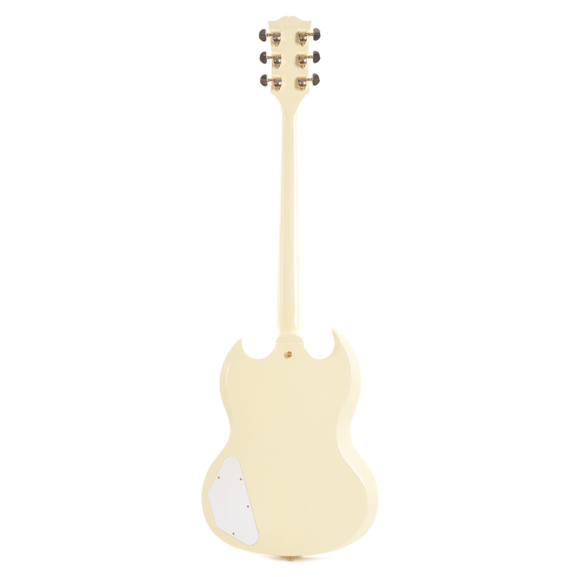 Gibson Custom Shop Murphy Lab 1963 Les Paul SG Custom Reissue 3-Pickup Classic White Ultra Light Aged w/Maestro Vibrola Electric Guitars / Solid Body