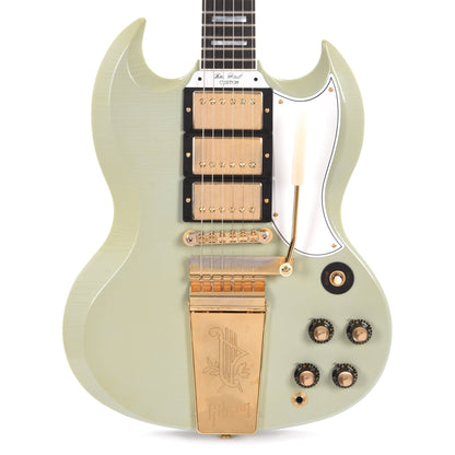 Gibson Custom Shop Murphy Lab 1963 Les Paul SG Custom Ultra Light Aged Heavy Antique Frost Blue Electric Guitars / Solid Body