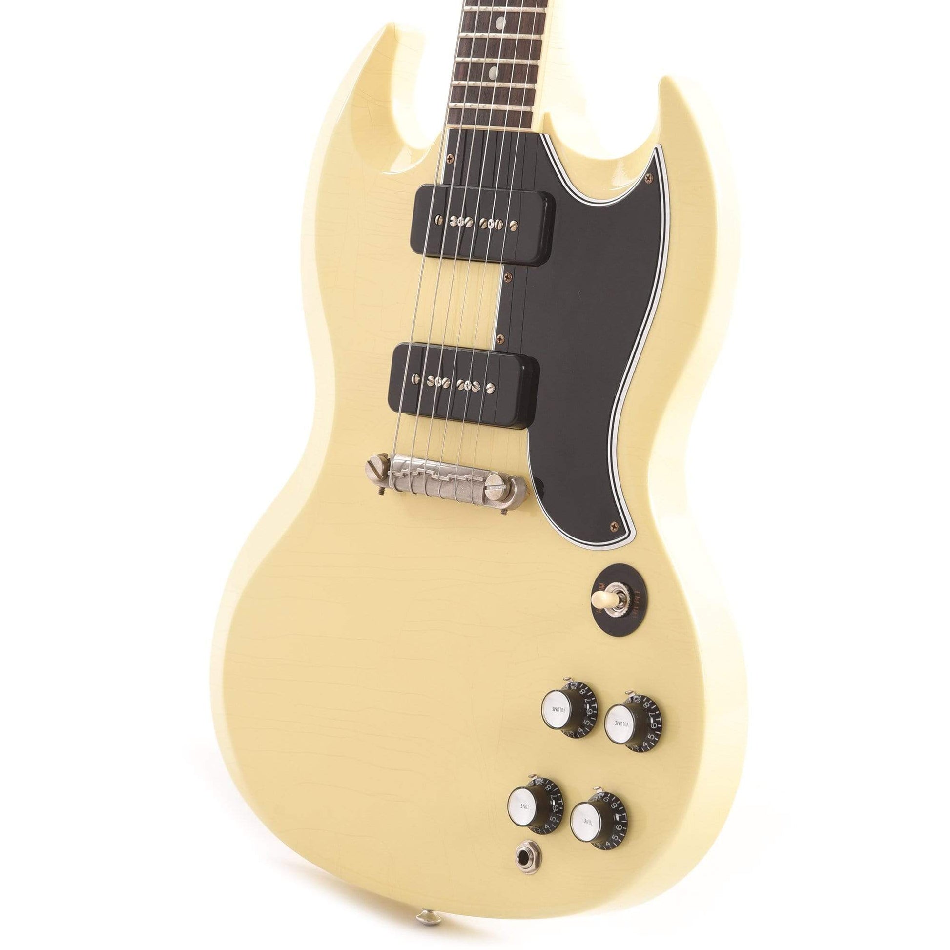 Gibson Custom Shop Murphy Lab 1963 SG Special Reissue Classic White Ultra Light Aged w/Lightning Bar Electric Guitars / Solid Body