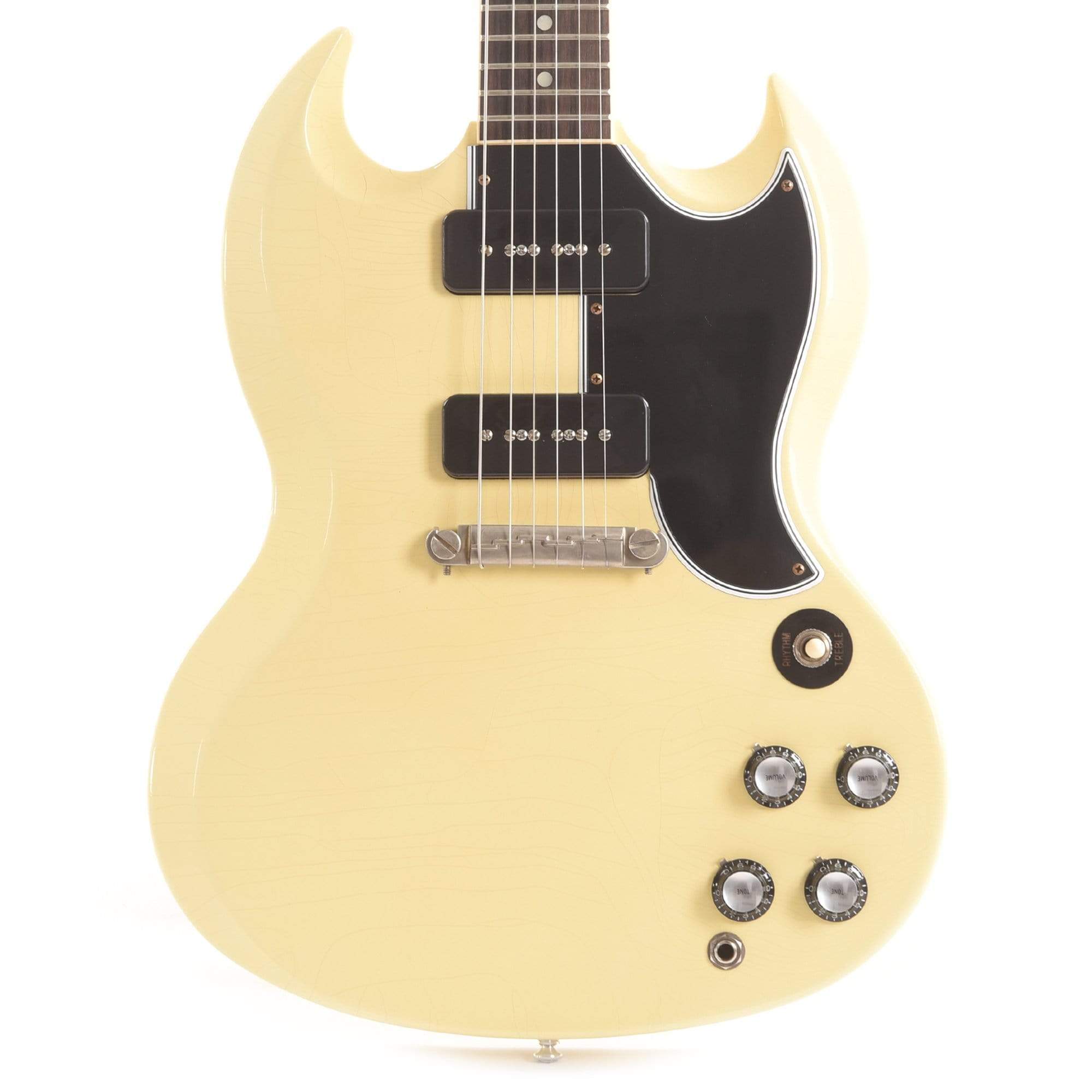 Gibson Custom Shop Murphy Lab 1963 SG Special Reissue Classic White Ultra Light Aged w/Lightning Bar Electric Guitars / Solid Body
