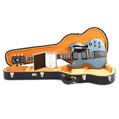 Gibson Custom Shop Murphy Lab 1964 SG Standard Reissue Antique Pelham Blue Light Aged w/Maestro Vibrola Electric Guitars / Solid Body