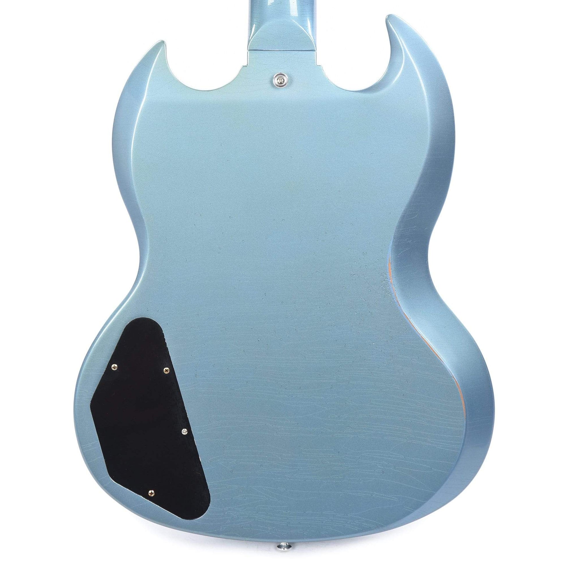 Gibson Custom Shop Murphy Lab 1964 SG Standard Reissue Antique Pelham Blue Light Aged w/Maestro Vibrola Electric Guitars / Solid Body