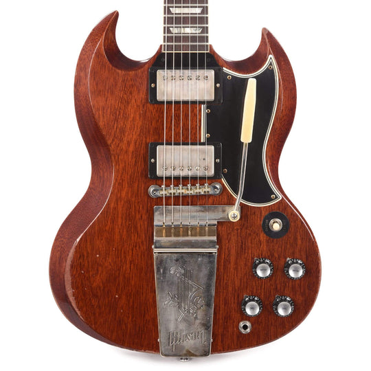 Gibson Custom Shop Murphy Lab 1964 SG Standard Reissue Faded Cherry Heavy Aged w/Maestro Vibrola Electric Guitars / Solid Body