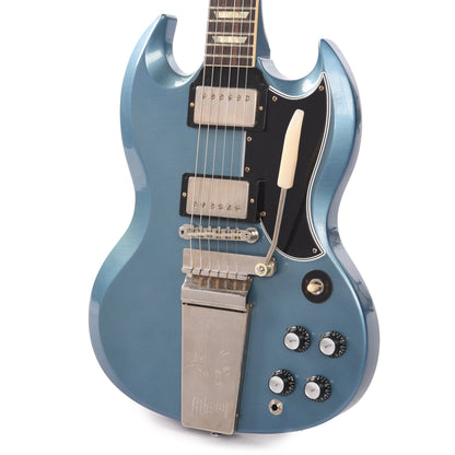 Gibson Custom Shop Murphy Lab 1964 SG Standard Reissue Pelham Blue Ultra Light Aged w/Maestro Vibrola Electric Guitars / Solid Body