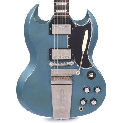 Gibson Custom Shop Murphy Lab 1964 SG Standard Reissue Pelham Blue Ultra Light Aged w/Maestro Vibrola Electric Guitars / Solid Body