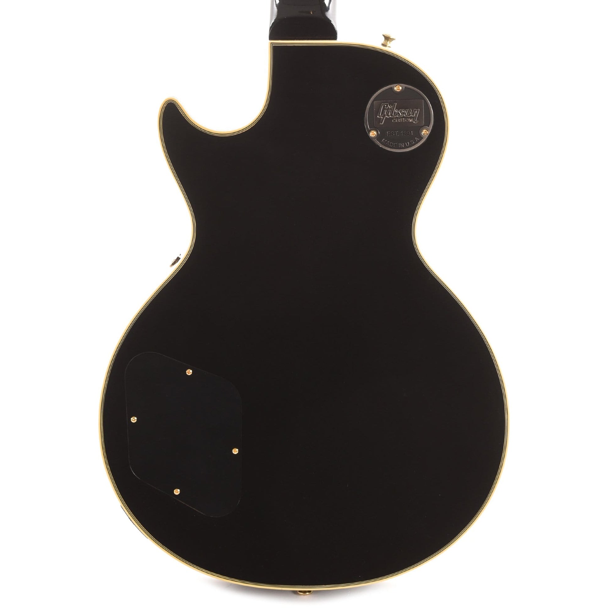 Gibson Custom Shop Murphy Lab 1968 Les Paul Custom Reissue Ebony Ultra Light Aged Electric Guitars / Solid Body