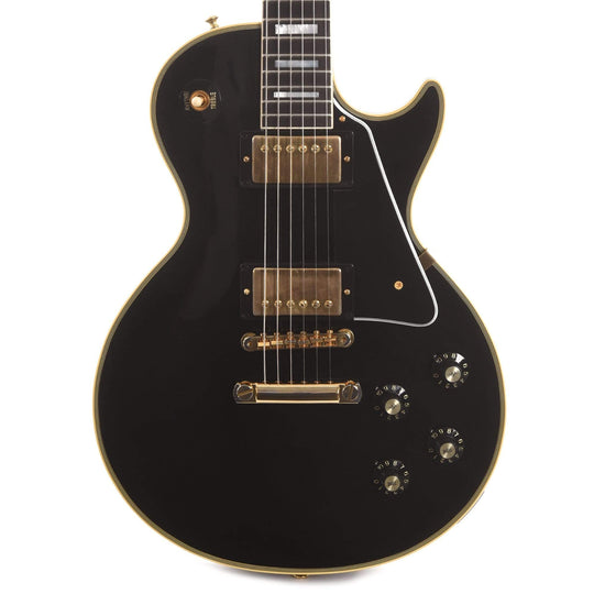 Gibson Custom Shop Murphy Lab 1968 Les Paul Custom Reissue Ebony Ultra Light Aged Electric Guitars / Solid Body