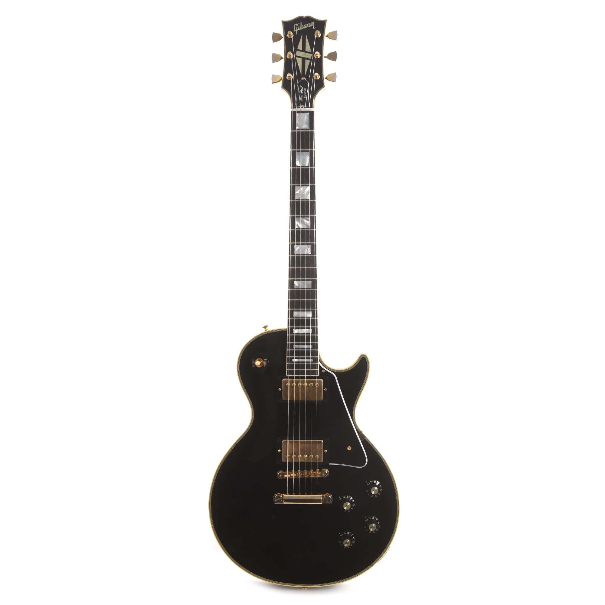 Gibson Custom Shop Murphy Lab 1968 Les Paul Custom Reissue Ebony Ultra Light Aged Electric Guitars / Solid Body