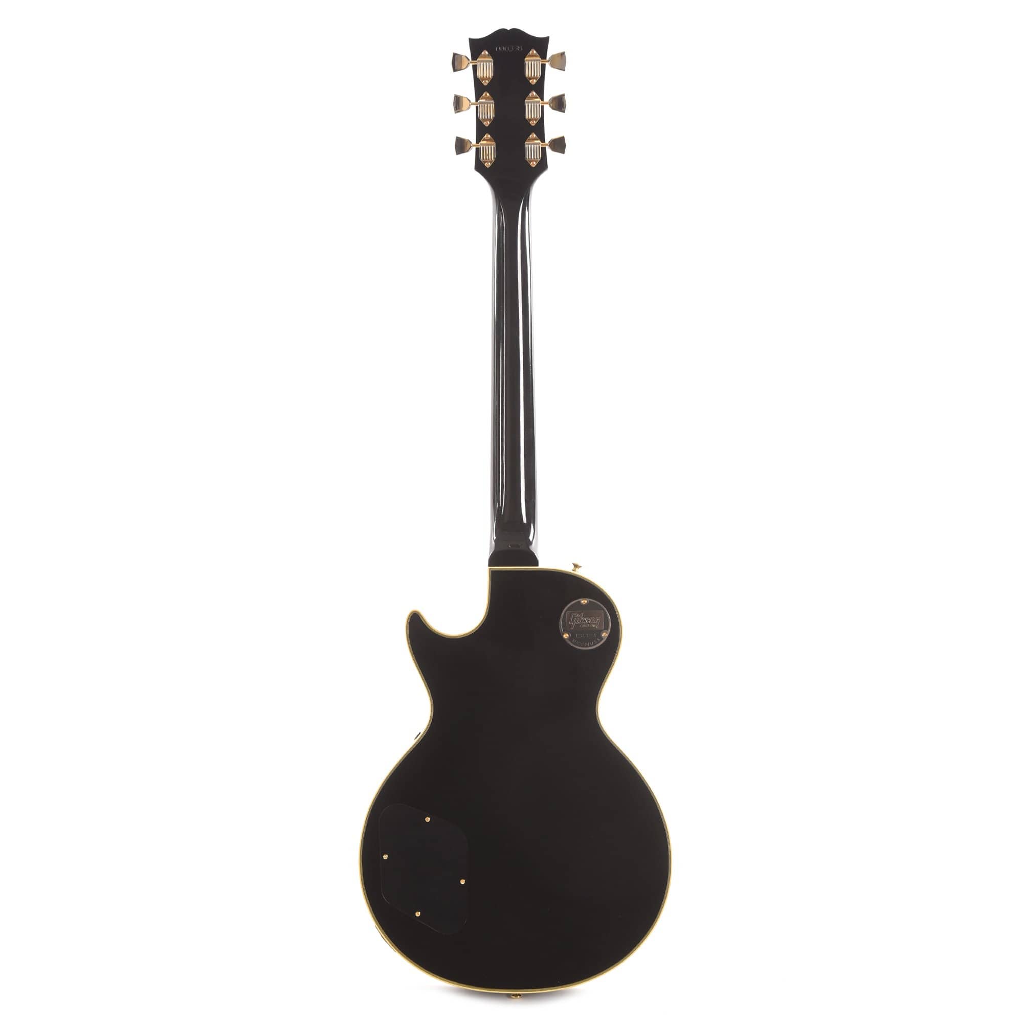 Gibson Custom Shop Murphy Lab 1968 Les Paul Custom Reissue Ebony Ultra Light Aged Electric Guitars / Solid Body