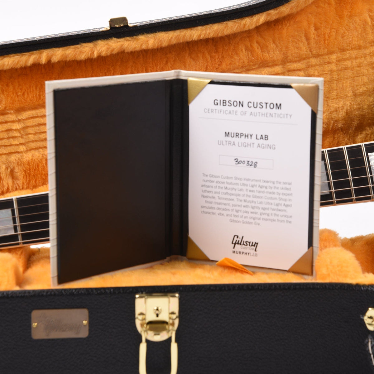Gibson Custom Shop Murphy Lab 1968 Les Paul Custom Reissue Ebony Ultra ...