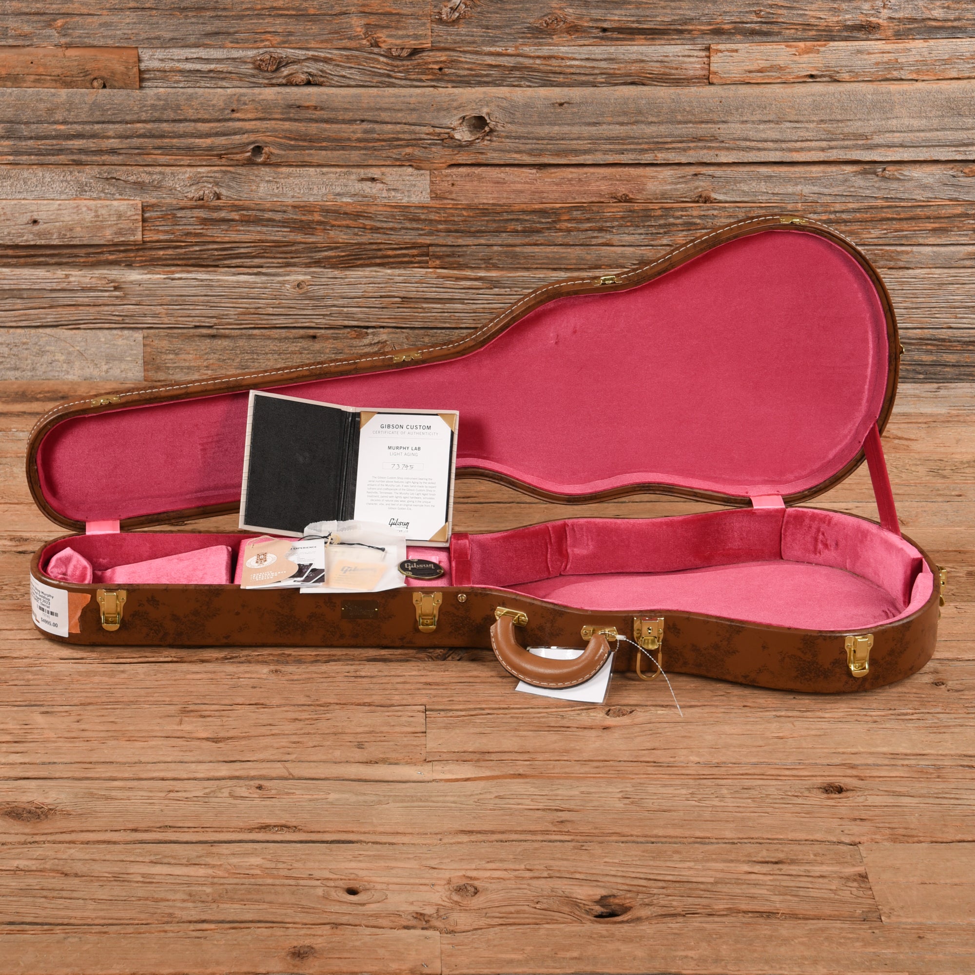Gibson Custom Shop Murphy Lab '57 Les Paul Goldtop Reissue Light Aged Goldtop 2023 Electric Guitars / Solid Body