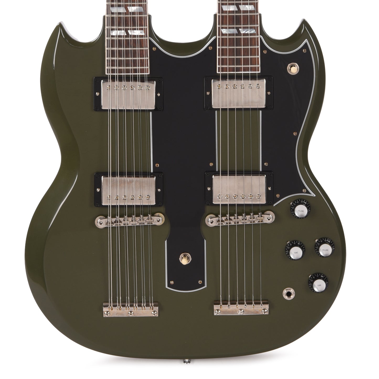 Gibson Custom Shop Murphy Lab EDS-1275 Doubleneck "CME Spec" Ultra Light Aged Antique Olive Drab w/Grovers Electric Guitars / Solid Body