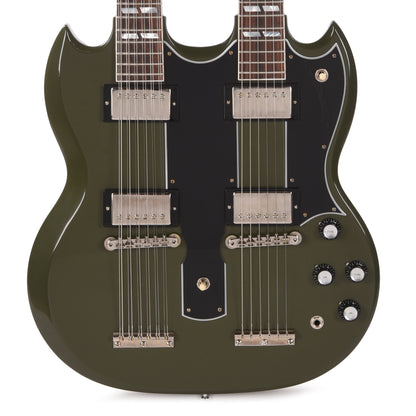 Gibson Custom Shop Murphy Lab EDS-1275 Doubleneck "CME Spec" Ultra Light Aged Antique Olive Drab w/Grovers Electric Guitars / Solid Body