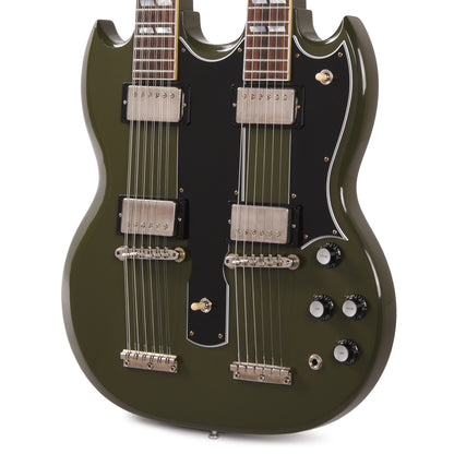 Gibson Custom Shop Murphy Lab EDS-1275 Doubleneck "CME Spec" Ultra Light Aged Antique Olive Drab w/Grovers Electric Guitars / Solid Body