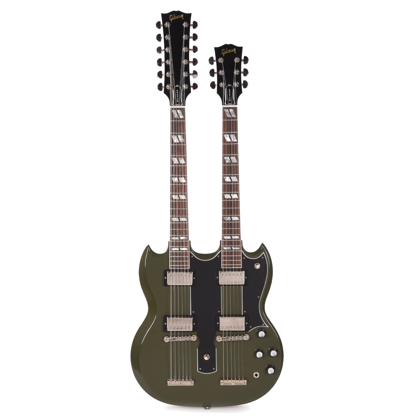 Gibson Custom Shop Murphy Lab EDS-1275 Doubleneck "CME Spec" Ultra Light Aged Antique Olive Drab w/Grovers Electric Guitars / Solid Body