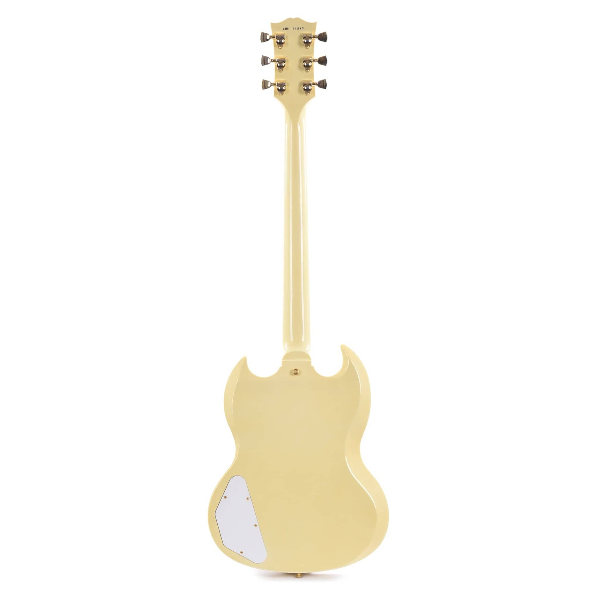 Gibson Custom Shop SG Custom 3 Pickup Classic White VOS Maestro Electric Guitars / Solid Body