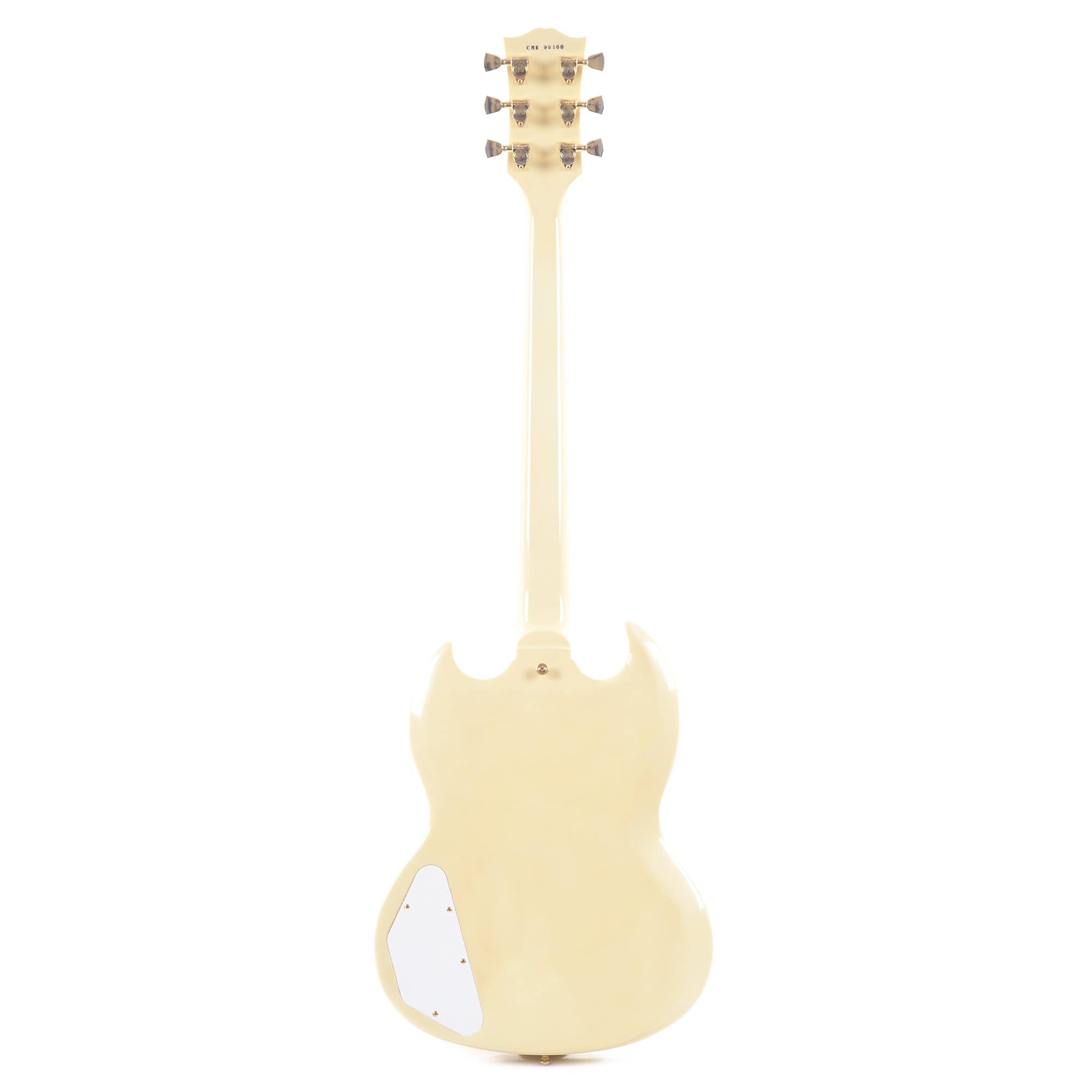 Gibson Custom Shop SG Custom 3-Pickup Classic White VOS w/Maestro Electric Guitars / Solid Body