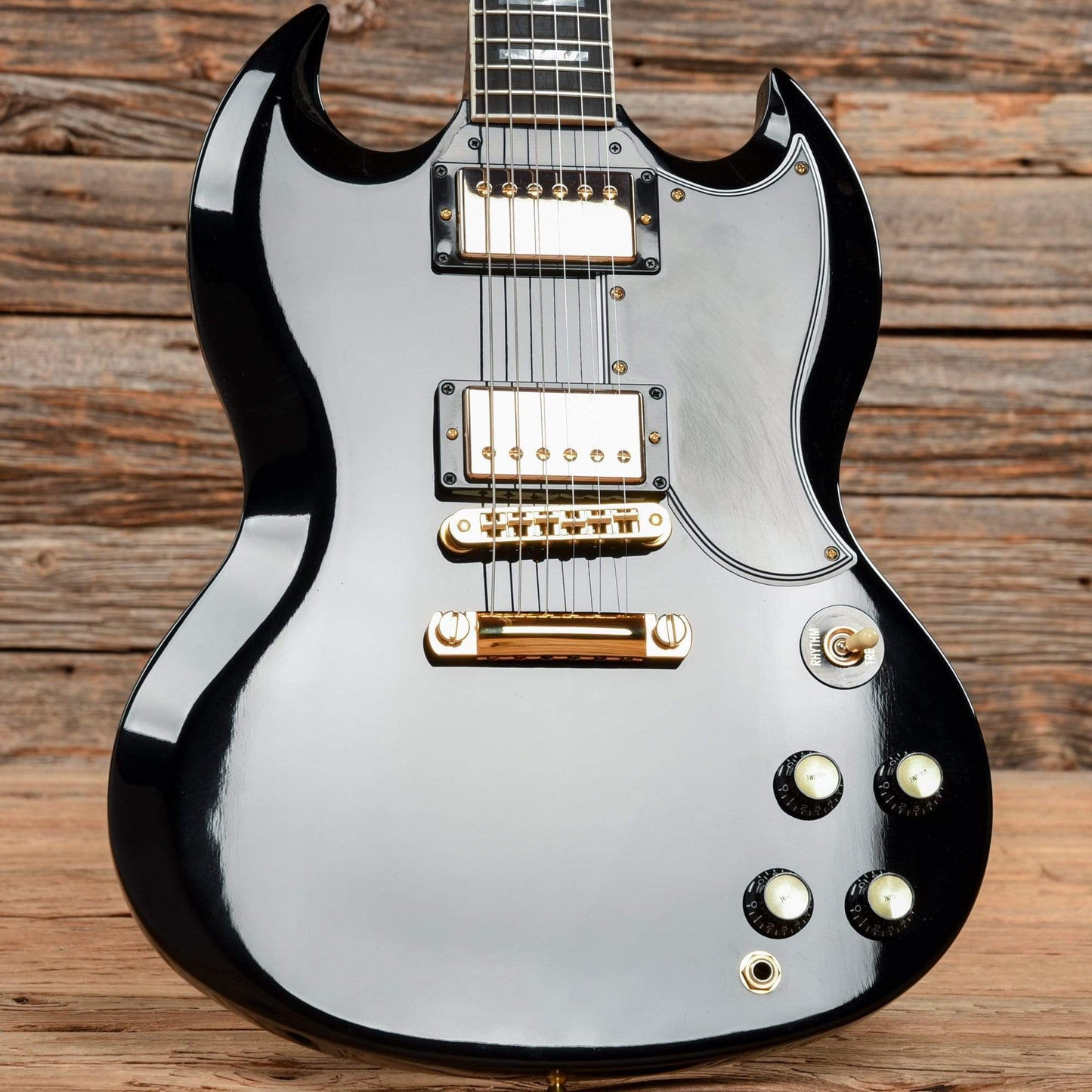Gibson Custom Shop SG Custom Ebony 2020 Electric Guitars / Solid Body