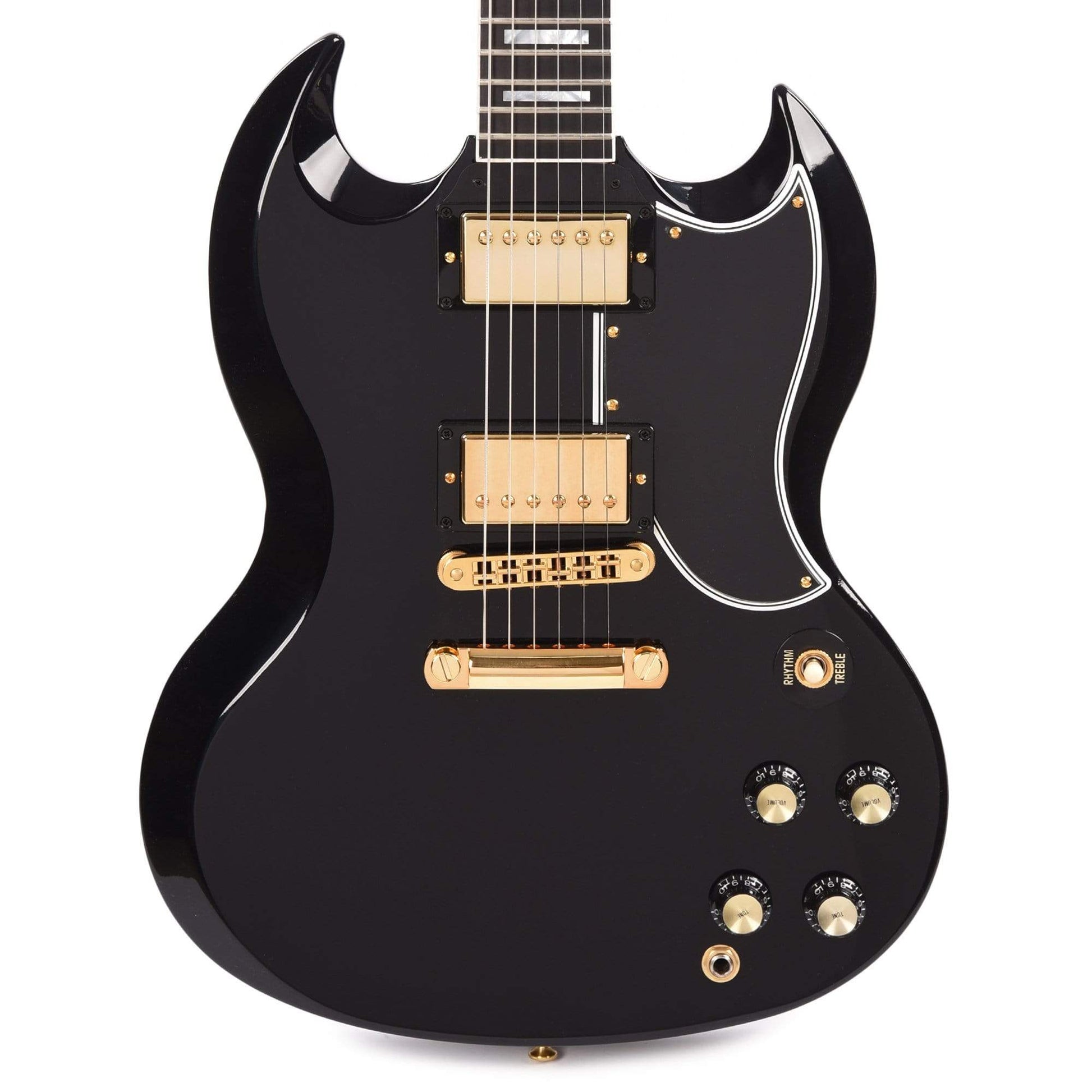 Gibson Custom Shop SG Custom Ebony Gloss w/Ebony Fingerboard Electric Guitars / Solid Body