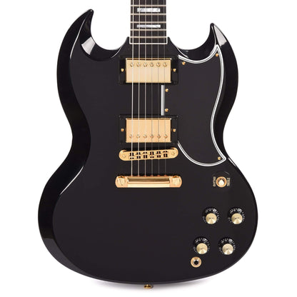 Gibson Custom Shop SG Custom Ebony Gloss w/Ebony Fingerboard Electric Guitars / Solid Body