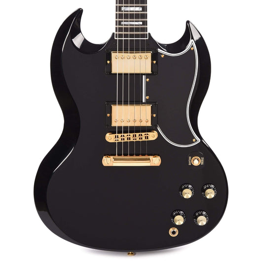 Gibson Custom Shop SG Custom Ebony Gloss w/Ebony Fingerboard Electric Guitars / Solid Body
