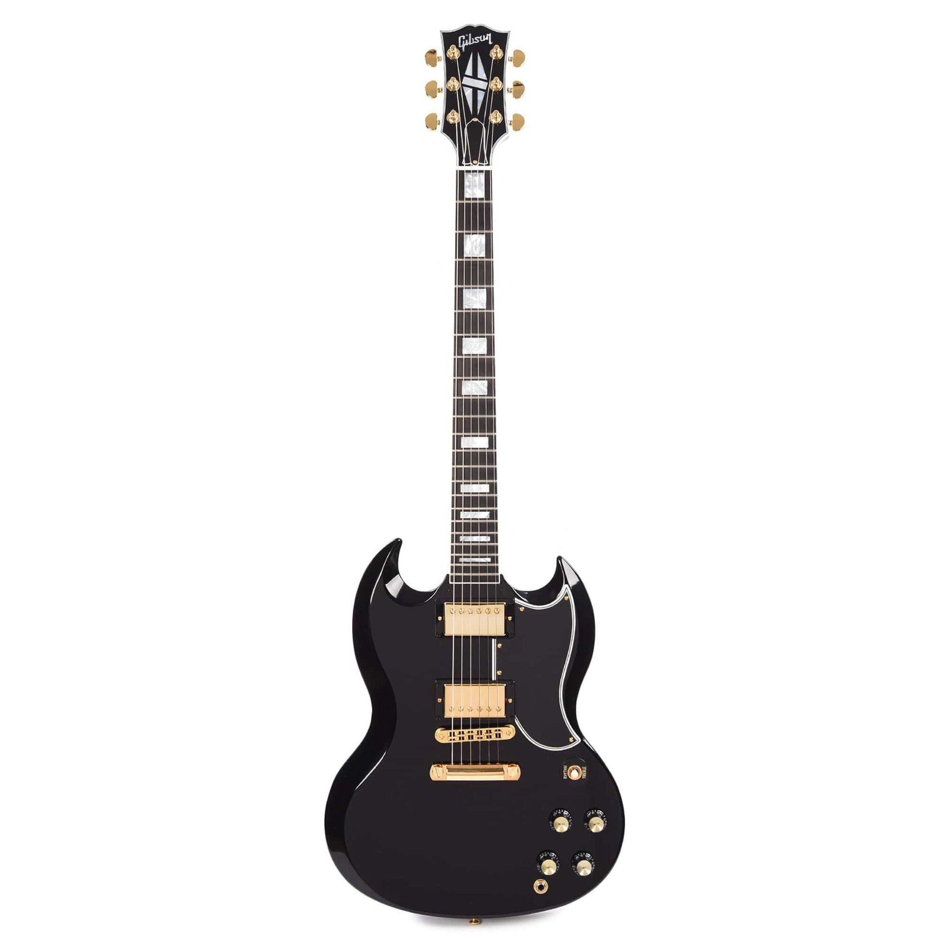 Gibson Custom Shop SG Custom Ebony Gloss w/Ebony Fingerboard Electric Guitars / Solid Body