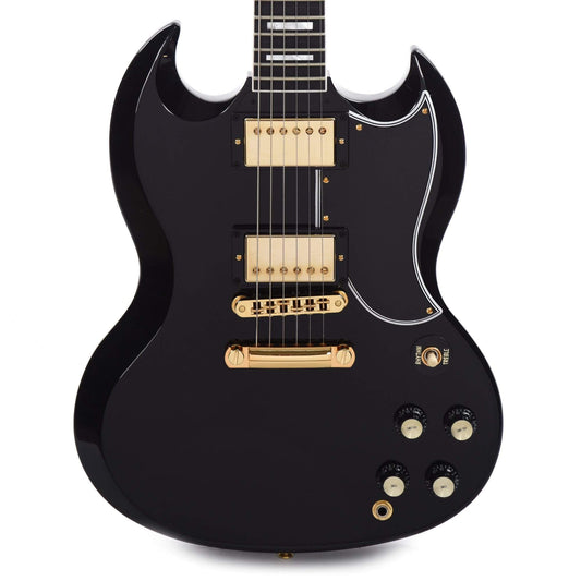Gibson Custom Shop SG Custom Ebony Gloss w/Ebony Fingerboard Electric Guitars / Solid Body