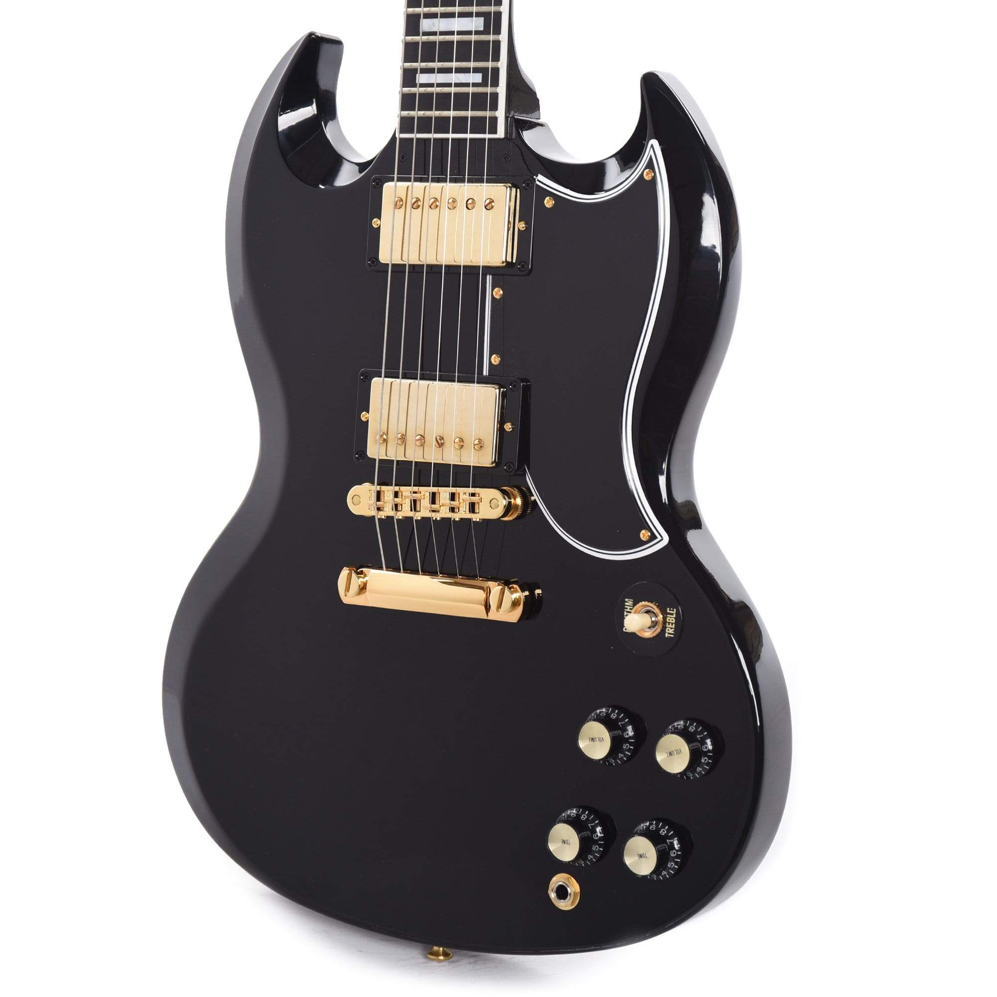 Gibson Custom Shop SG Custom Ebony Gloss w/Ebony Fingerboard Electric Guitars / Solid Body