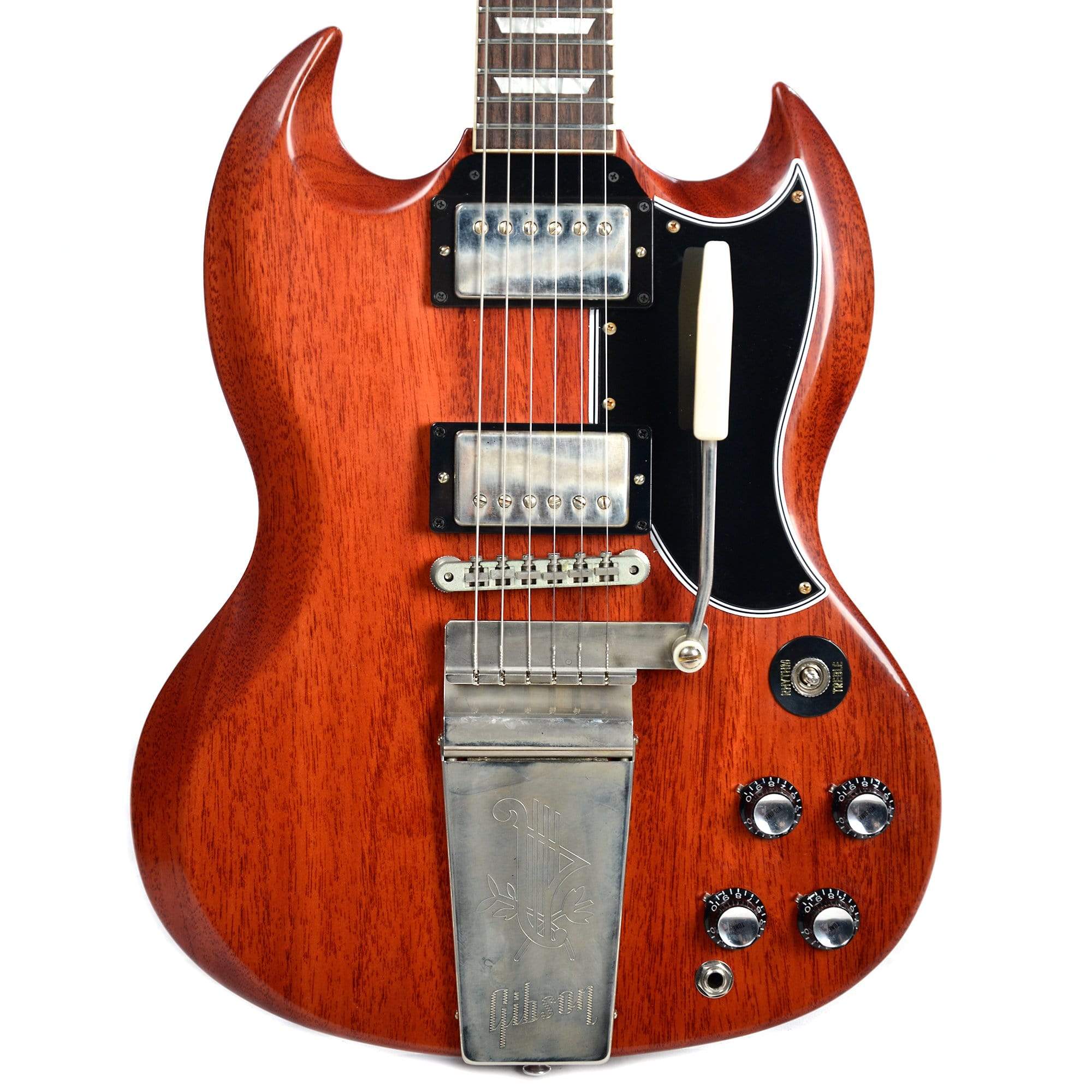 Gibson Custom Shop SG Standard Reissue w/Maestro VOS Faded Cherry NH Electric Guitars / Solid Body
