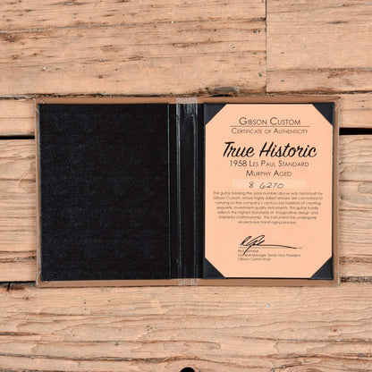 Gibson Custom Shop True Historic 1958 Les Paul Standard Murphy Aged Sunburst Electric Guitars / Solid Body