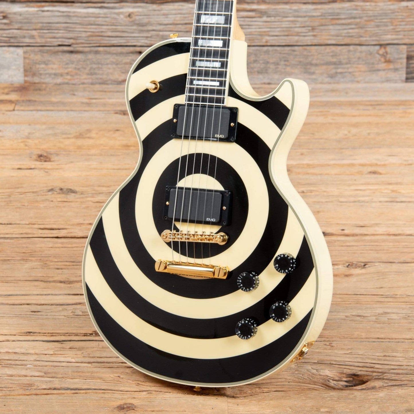 Gibson Custom Shop Zakk Wylde Signature Les Paul Custom Bullseye Electric Guitars / Solid Body